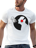 Abstract Silhouette Black T-Shirt