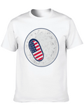 American Flag Pill on the Moon T-Shirt