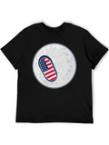 American Flag Pill on the Moon T-Shirt