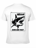 Shark Hello! How Are You? Graphic Tee