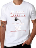 Tattooed Dad T-Shirt - 5 Stars Gift