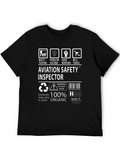 Aviation Safety Inspector T-Shirt - 100% Organic