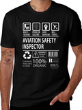 Aviation Safety Inspector T-Shirt - 100% Organic