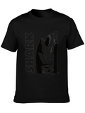 Mens Black Badger Graphic Tee