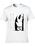 Mens Black Badger Graphic Tee