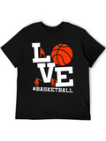 Basketball Love Graphic T-Shirt
