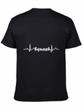 Squash Heartbeat T-Shirt - Black