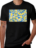 Abstract Floral T-Shirt - Vibrant Design