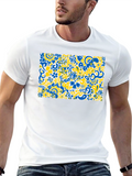 Abstract Floral T-Shirt - Vibrant Design