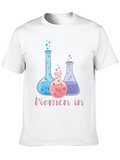 Women in Science Black Graphic T-Shirt