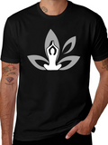 Yoga Lotus Flower T-Shirt - Meditation Design