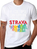 Cycling Strava Pause T-Shirt Funny Cyclist Gift