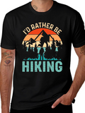 Hiking Adventure T-Shirt: Id Rather Be Hiking!