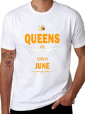 Queens Born in June Graphic T-Shirt