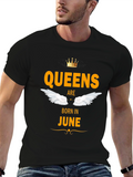 Queens Born in June Graphic T-Shirt