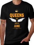 Queens Born in June Graphic T-Shirt