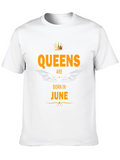 Queens Born in June Graphic T-Shirt