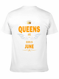 Queens Born in June Graphic T-Shirt