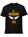 Queens Born in June Graphic T-Shirt