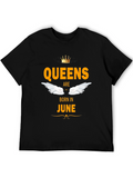 Queens Born in June Graphic T-Shirt
