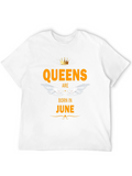 Queens Born in June Graphic T-Shirt