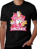 Strawberry Milk Cute Cats T-Shirt