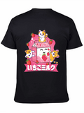 Strawberry Milk Cute Cats T-Shirt