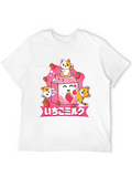 Strawberry Milk Cute Cats T-Shirt