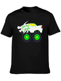 Monster Truck Dragon Graphic T-Shirt