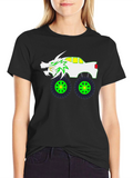 Monster Truck Dragon Graphic T-Shirt
