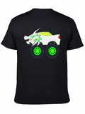 Monster Truck Dragon Graphic T-Shirt