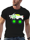 Monster Truck Dragon Graphic T-Shirt
