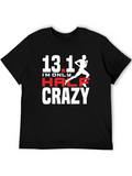 13.1 Half Crazy Marathon Runner T-Shirt