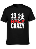 13.1 Half Crazy Marathon Runner T-Shirt