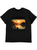 Fishing is my Therapy Graphic T-Shirt