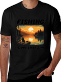 Fishing is my Therapy Graphic T-Shirt
