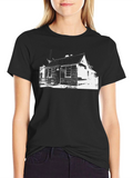 Rustic Cabin Graphic Tee - Black