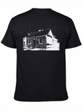 Rustic Cabin Graphic Tee - Black