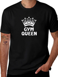 Gym Queen Graphic T-Shirt - Fitness Apparel
