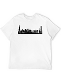 Cityscape Graphic Black T-Shirt