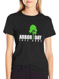 Arbor Day Tree Care Graphic T-Shirt