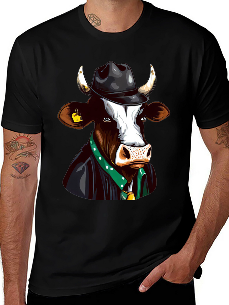 Cow Boss T-Shirt - Unique Graphic Tee
