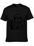 Relax and Be Cool Sloth Graphic Tee
