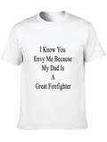 Great Firefighter Dad T-Shirt