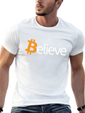 Bitcoin Believe Black T-Shirt - Crypto Tee