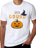 Life Is Gourd Halloween T-Shirt