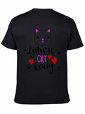 Future Cat Lady Black Graphic Tee