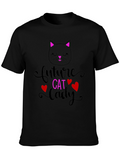 Future Cat Lady Black Graphic Tee