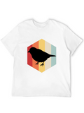 Retro Bird Silhouette T-Shirt