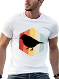 Retro Bird Silhouette T-Shirt